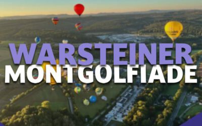 Unser Mitarbeiter hebt ab zur Warsteiner Montgolfiade!